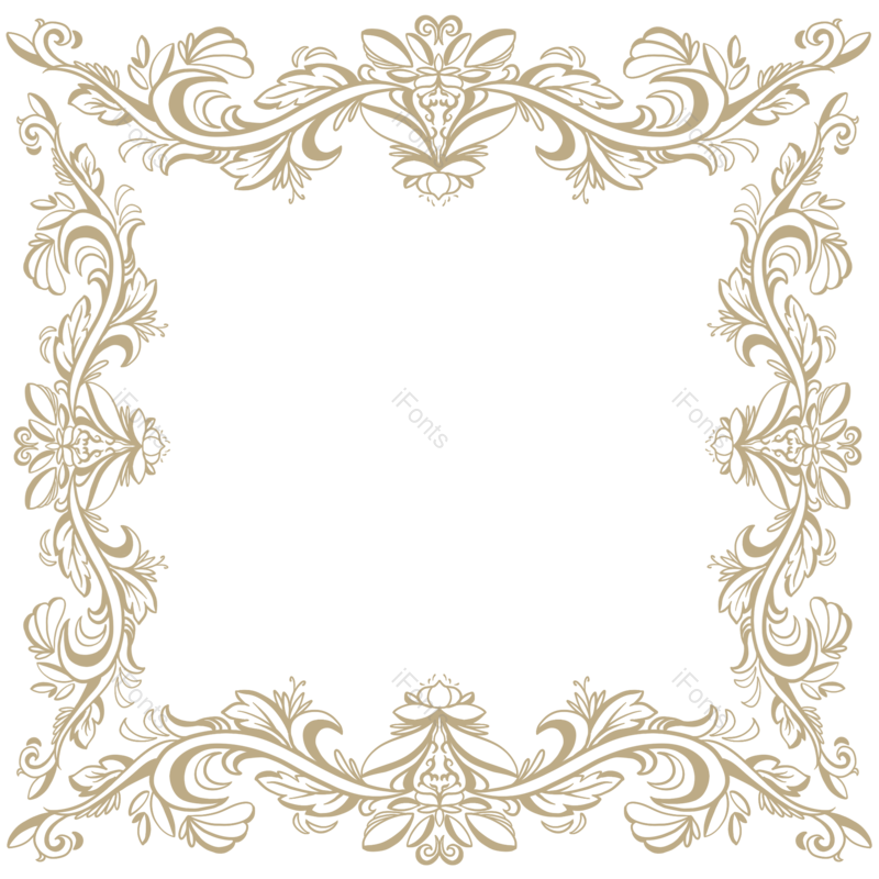 边框图片,纹理元素,复古PNG,欧式免抠素材